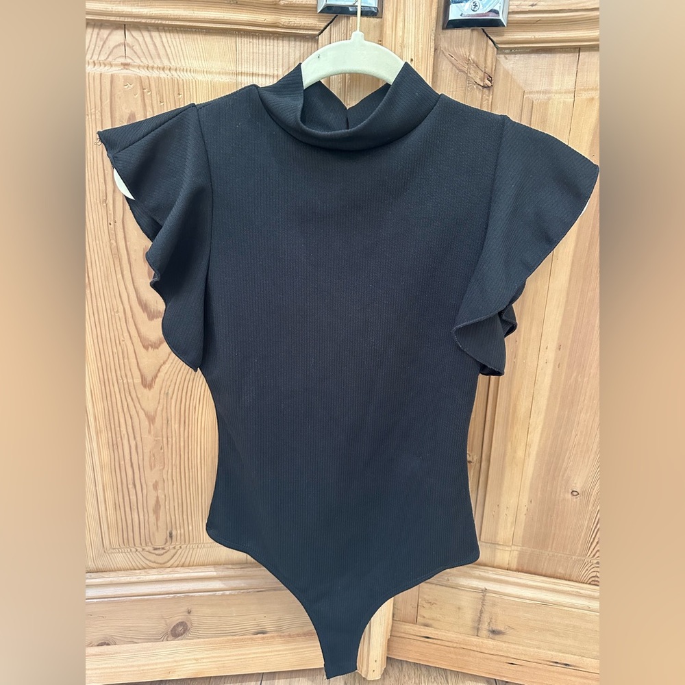 TCEC Elegant Black Bodysuit